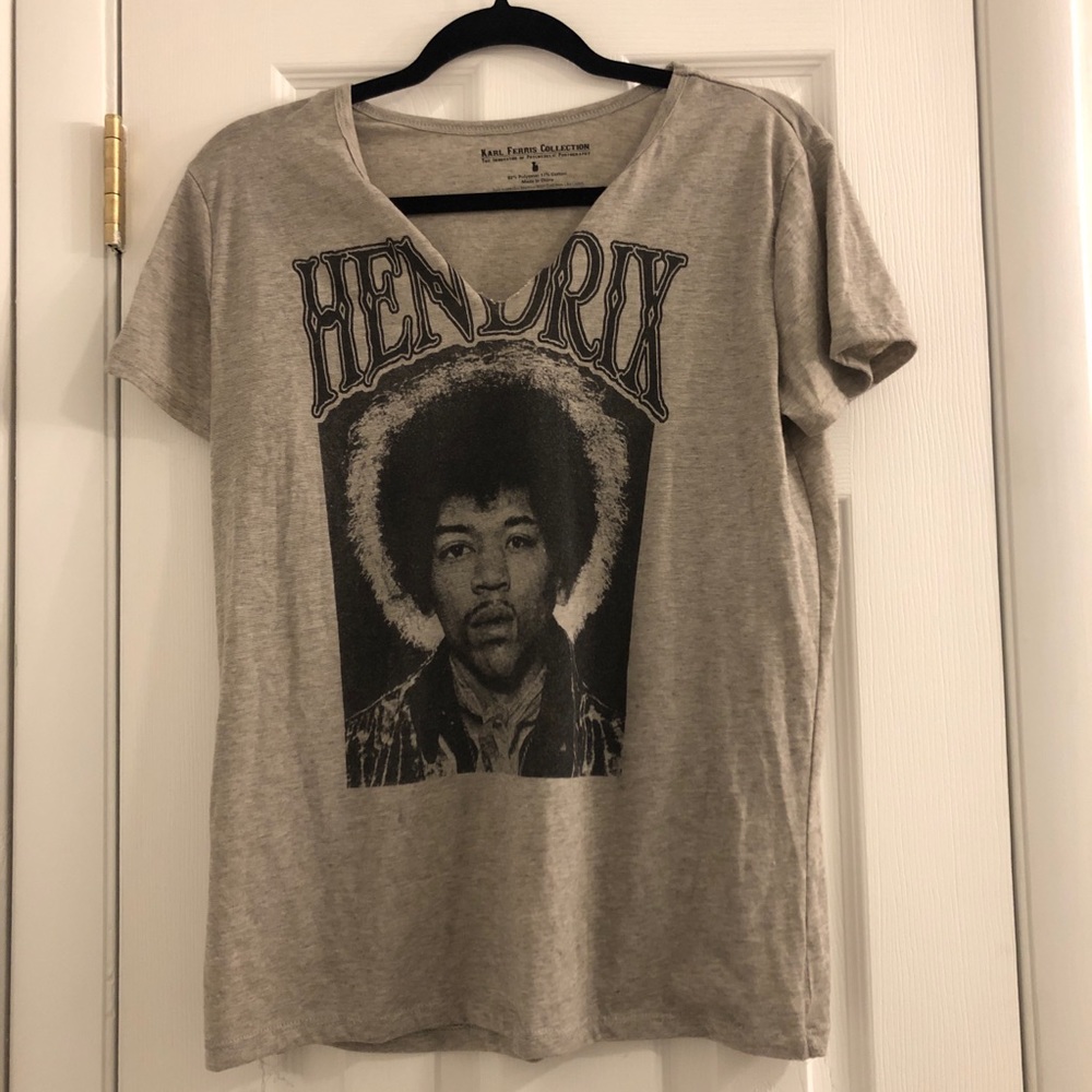 Super soft Jimi Hendrix Distressed Graphic T